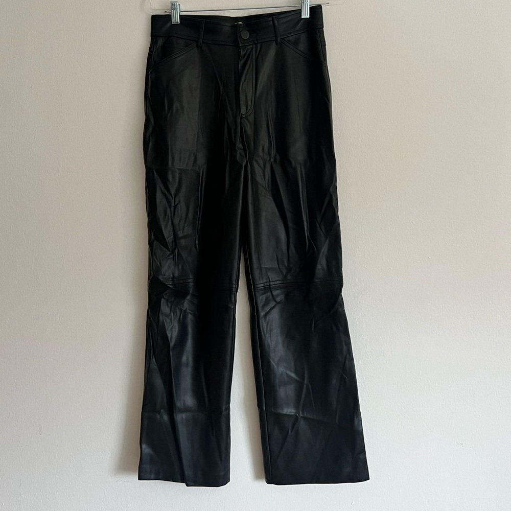 Zara faux leather pants
